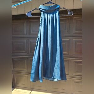 Elegant Blue Top